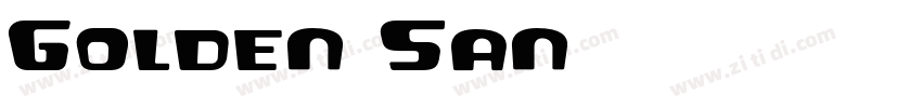 Golden San字体转换